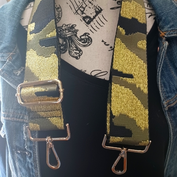 Camoflage guitar strap for bag Unisex - Picture 2 of 2